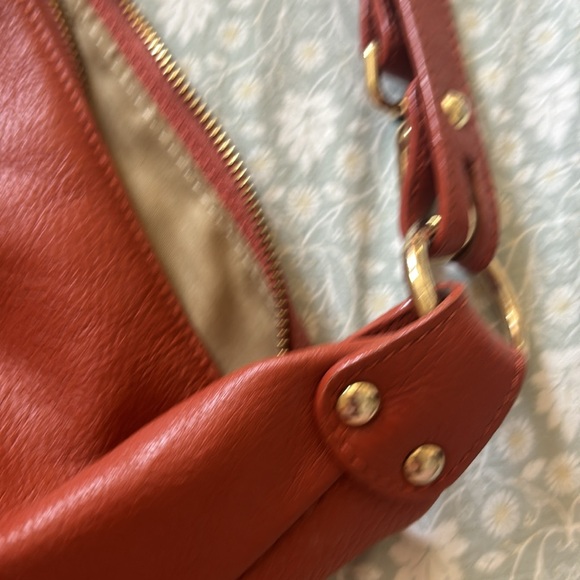 Orange Italian Hang bag - Picture 4 of 5